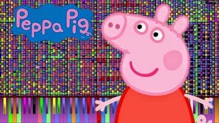 IMPOSSIBLE REMIX  Peppa Pig Theme Song  Piano Cover [upl. by Ikcin]