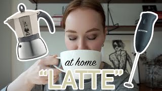 HOW TO MAKE A quotLATTEquot AT HOME moka pot  frother [upl. by Aden]