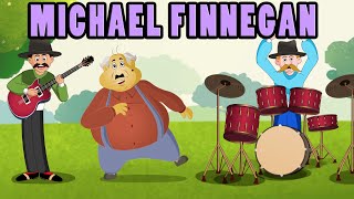 Michael Finnegan HD with Lyrics  Nursery Rhymes by EFlashApps [upl. by Emeric816]