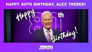 Happy 80th Birthday Alex Trebek  JEOPARDY [upl. by Oza]