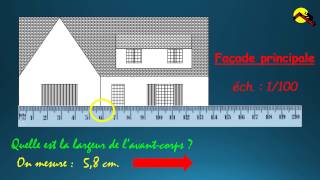 échelle 1 100 et 1 50 [upl. by Akiam]