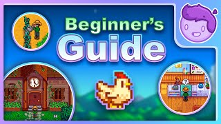 Stardew Valley Beginners Guide first year tips and tricks [upl. by Mclain126]