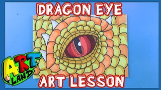 DRAGON EYE ART LESSON [upl. by Anaugahs]