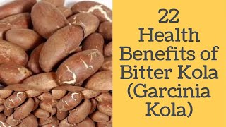 22 Health Benefits of Bitter Kola Garcinia Kola  Use of Bitter Kola for Natural Treatments [upl. by Aztiraj]