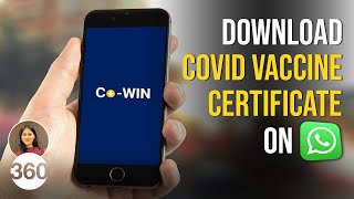 How to Download COVID19 Vaccine Certificate Using WhatsApp [upl. by Sylera933]