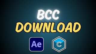 How to Install BCC Plugin In After Effects [upl. by Roberto639]