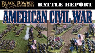 Black Powder Battle Report American Civil War 1 [upl. by Yellehs48]