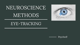 EyeTracking Explained  Neuroscience Methods 101 [upl. by Aile647]