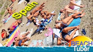 BEACH walk CADAQUES SPAIN 4k video in ESPAÑA COSTA BRAVA [upl. by Marcus]