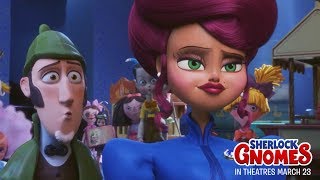 Sherlock Gnomes 2018  Irene amp Sherlock Clip  Paramount Pictures [upl. by Deeann]