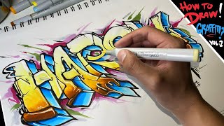 HOW TO DRAW GRAFFITI FOR BEGINNERS 2021  BASICS [upl. by Lamag364]