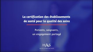 La certification des établissements de santé en pratique [upl. by Llewon]