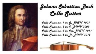 Johann Sebastian Bach  Cello suites in 432 Hz great for reading or studying [upl. by Euqinommod]