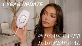 1 YEAR AT HOME LASER HAIR REMOVAL UPDATE REGROWTH IS IT FOR EVERYONE [upl. by Hashim]