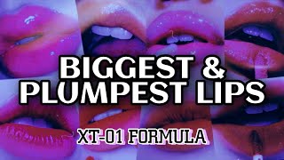 ☣️XT01 formula♛ Experimental BIGGEST amp PLUMPEST LIPS Subliminal [upl. by Eelyab]