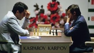 Garry Kasparov vs Anatoly Karpov 1990 [upl. by Anehc266]