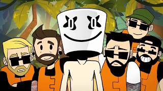 Marshmello Ft A Day To Remember  Rescue Me Official Lyric Video [upl. by Schroeder257]