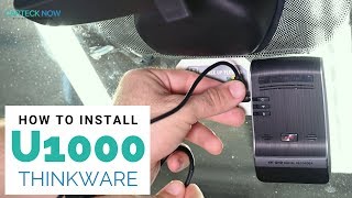 How to Install Thinkware U1000 Premium 4K Ultra HD Dash Camera [upl. by Kirst]