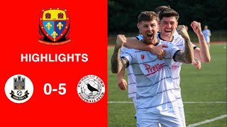 Caerleon 05 Cwmbrân Town  Gwent FA Senior cup  Quarter final highlights [upl. by Alanna]