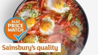 Sainsburys quality  Aldi prices Tomato and Eggs  Sainsburys [upl. by Warenne]