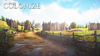 Colonize  Hardcore Settlement City Builder Surviving 17th Century New World Colonization FIRST LOOK [upl. by Filiano]