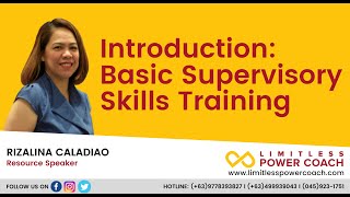 Supervisory Know The Basics 06042020 [upl. by Yv38]