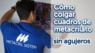 ⭐️ Cómo colgar cuadros de metacrilato sin agujeros✅ [upl. by Marler]