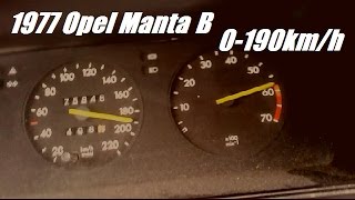 Opel Manta B 0190kmh [upl. by Earized399]