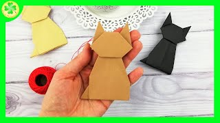 Jak zrobić Kota Origami DIY tutorial [upl. by Solegna]