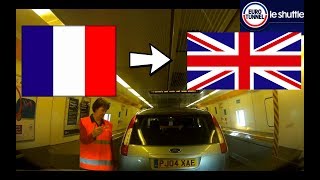 EUROTUNNEL FRANCE TO UK BY CAR  CALAIS TO FOLKESTONE EN VOITURE [upl. by Audrie520]