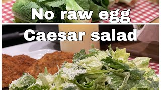 Caesar Salad no raw egg in dressing [upl. by Nnylyahs]