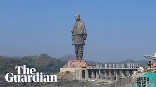 India unveils worlds tallest statue [upl. by Eibob867]