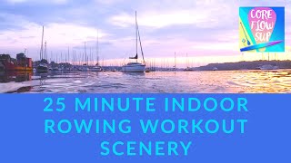 Indoor Rowing Workout Sunrise Scenery On The River Hamble RPOV [upl. by Munster403]