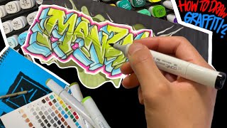 HOW TO DRAW GRAFFITI FOR BEGINNERS 2020 [upl. by Leopold184]