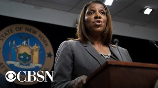 Watch live New York AG Letitia James seeks to shut down NRA in lawsuit alleging financial crimes [upl. by Blinnie80]