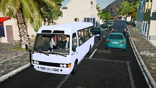 Tourist Bus Simulator  Toyota Coaster Minibus 4K [upl. by Radford466]