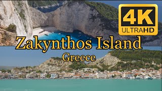 Zakynthos Island Greece 75 min in 4K [upl. by Drisko]