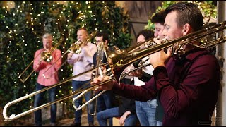 Carol of the Bells Pentatonix cover  SzegEd TRombone ENsemble  by György Gyivicsan [upl. by Chantalle]