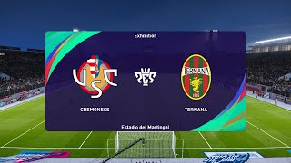 US Cremonese vs Ternana Calcio 08082022 Coppa Italia PES 2021 [upl. by Yaker]