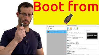 How to boot From A USB Flash Drive in Virtualbox [upl. by Yldarb]