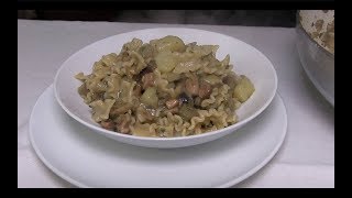 Pasta con Carciofi Funghi e Patate [upl. by Eissat]